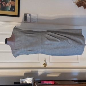 Ann Taylor Grey sheath dress, size 12
